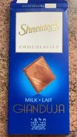 Sokerin määrä sisällä GIANDUJA