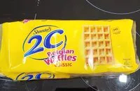 Sokerin määrä sisällä Belgian waffles