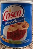 Jumlah gula yang masuk Crisco all vegatable shortening