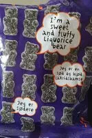 Cantidad de azúcar en Liquorice candy