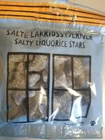 Cantidad de azúcar en Salty liquorice stars