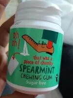 Cantidad de azúcar en Spearmint Chewing Gum