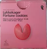 Cantidad de azúcar en Lykkekager fortune cookies