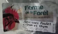 Sucre et nutriments contenus dans Ferme de la foret