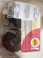 Suhkru kogus sees Donut chocolat