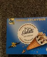 Количество сахара в Gélati ice cream vanilla