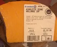 含糖量 Mimolette jeune hollande igp