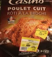 Poulet cuit a la broche