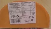 Sucre et nutriments contenus dans Mimolette de hollande jeune