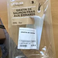 Quantité de sucre dans Gratin de saumon frais