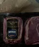 Zuckermenge drin Beef  Sirloin Bacon Wrapped  Filet