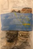 含糖量 2 queues de langouste blanche crues