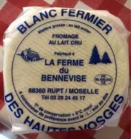 Sucre et nutriments contenus dans La ferme du bennevise