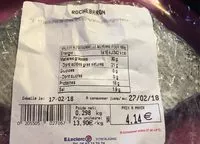 Quantité de sucre dans Rochebaron