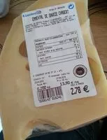 Sokerin määrä sisällä Emmental de savoie
