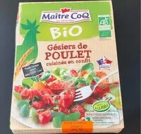İçindeki şeker miktarı Gesier de poulet cuisine en confit