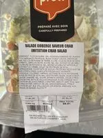 Jumlah gula yang masuk Salade goberge saveur crabe