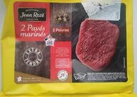Sokerin määrä sisällä 2 Pavés marinés 2poivres extra tendre