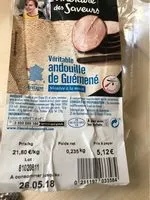 İçindeki şeker miktarı Andouille de Guemené