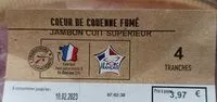 Quantité de sucre dans Cœur de couenne fumé