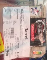 चीनी की मात्रा Jarret demi-sel