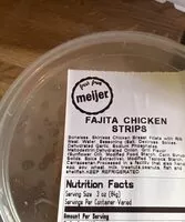 Jumlah gula yang masuk Fajita Chicken Strips