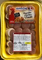 Suhkru kogus sees Paupiettes escalope de dinde