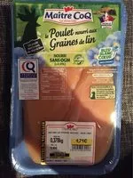 Poulet nourri aux graines