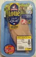 चीनी की मात्रा 2 Escalopes fines de poulet fermer de Loué