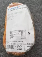 入っている砂糖の量 Mimolette extra vieille