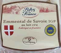 Sokerin määrä sisällä Emmental de Savoie IGP au lait cru