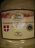 Sokerin määrä sisällä Emmental de Savoie IGP au lait cru