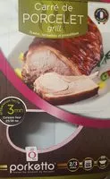 Sucre et nutriments contenus dans Porketto