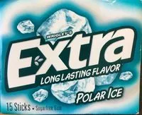 Amount of sugar in Extra polar ice slim pack