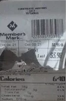 Cantidad de azúcar en Chocolate Muffins 6ct 826866