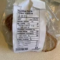 Quantité de sucre dans Light Rye Bread