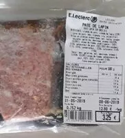 入っている砂糖の量 Pâté de lapin