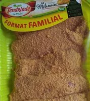 Jumlah gula yang masuk Escalope de veau milanaise, format familial