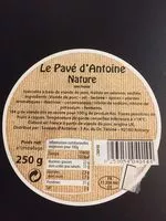 Sucre et nutriments contenus dans Le pave d antoine