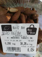 İçindeki şeker miktarı amandes tamari 3k