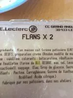 Suhkru kogus sees Flan patissier leclerc