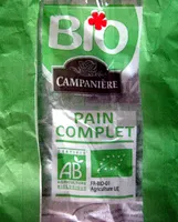 Quantité de sucre dans Pain complet bio