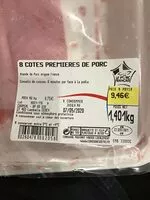 Zuckermenge drin 8 cotes premières de porc
