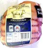 Sokerin määrä sisällä British pork boneless shoulder joint