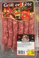 Sucre et nutriments contenus dans Charcuterie carrel