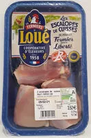 चीनी की मात्रा Escalopes de cuisses de poulet fermier