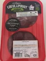 Sokerin määrä sisällä Foie de lapin