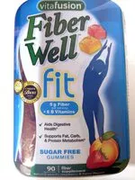 Cantidad de azúcar en Fiber Well fiber gummies