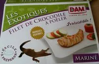 Zuckermenge drin Filet de crocodile mangue agrumes