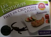 Zuckermenge drin Filet de crocodile à poêler